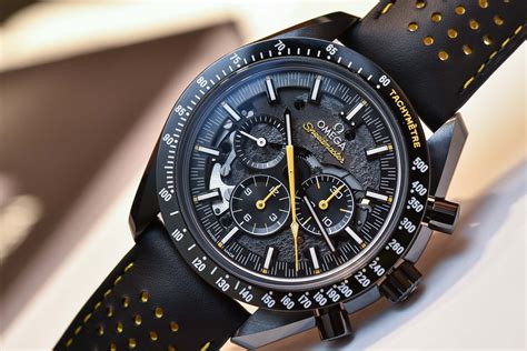 omega speedmaster dark side of the moon watch price|omega moonwatch dark side.